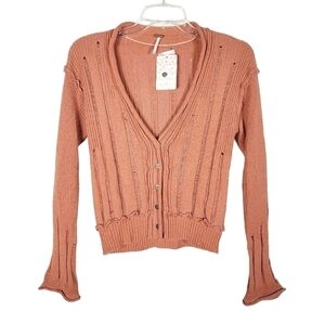 FREE PEOPLE Stevie cardigan sweater NWT